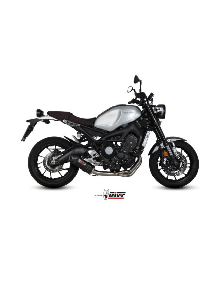 Ligne complète d'échappement MIVV Oval - carbone - YAMAHA XSR 900 2016-2021