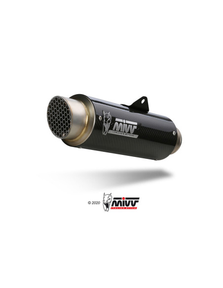 Ligne complète d'échappement MIVV GP Pro - carbone-inox - Yamaha MT-09-SP-FZ-09