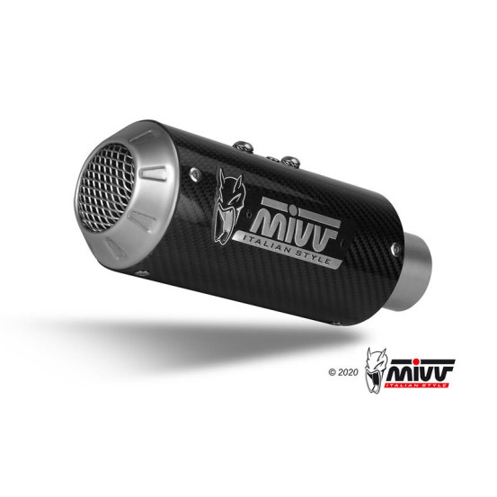 Ligne complète d'échappement MIVV MK3 - carbone-inox - Honda CB 125 R 2021