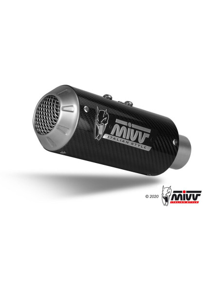 Ligne complète d'échappement MIVV MK3 - carbone-inox - Honda CB 125 R 2021