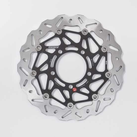 Disque de frein avant gauche BRAKING WAVE WK048L KAWASAKI 600/636 ZX