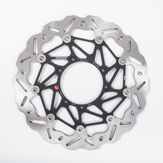 Disque de frein flottant avant BRAKING WAVE WK051L pour Supermotard