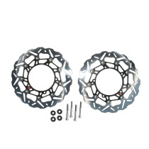 Kit Disque de frein avant Oversize BRAKING WAVE OKWK04 Racing SK2 SUZUKI