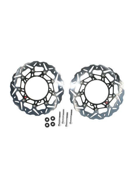 Kit Disque de frein avant Oversize BRAKING WAVE OKWK05 Racing SK2 KAWASAKI