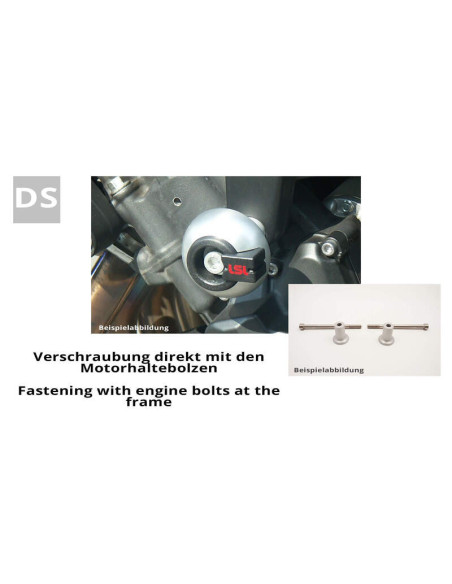 Kit de fixation Crash Pads LSL FZ1 FZ8, Fazer 2006-2015