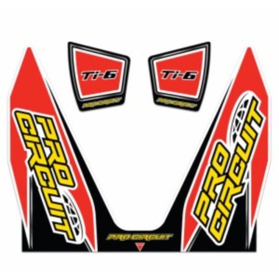 Stickers de silencieux Pro Circuit TI-6