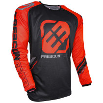 Maillot cross Freegun Shot Devo College - Orange Fluo