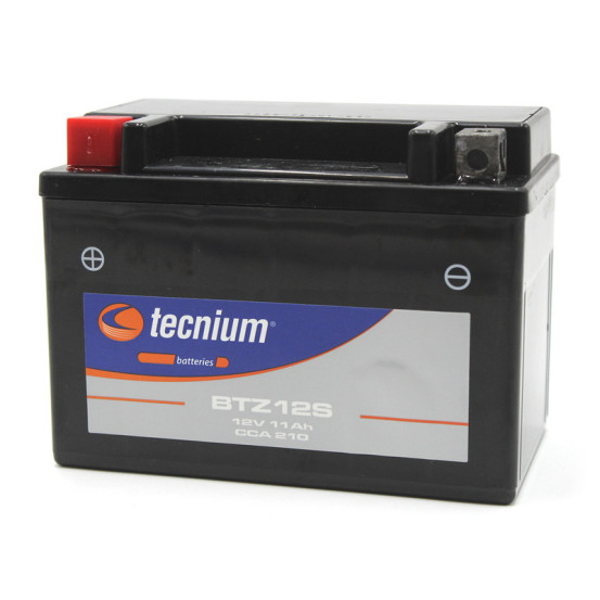 Batterie moto 12v TECNIUM YTZ12S sans entretien activée usine