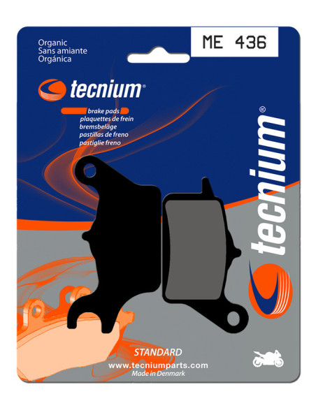 Plaquettes de frein avant/arrière TECNIUM ME 436