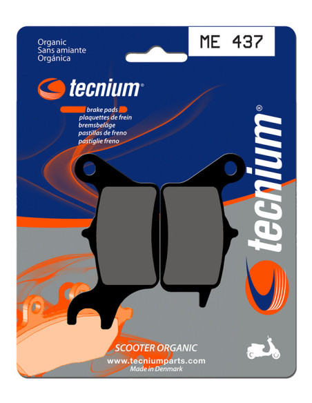 Plaquettes de frein avant TECNIUM ME 437
