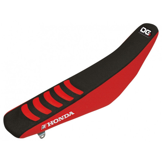 Housse de selle Blackbird Double grip 3 HONDA CRF450R/RX 2021-2026 NOIR/ROUGE