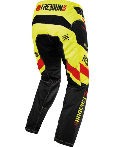 Pantalon Cross Freegun 2017 Contact Trooper Neon Jaune/Rouge