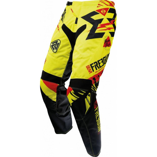 Pantalon Cross Freegun 2017 Contact Trooper Neon Jaune/Rouge