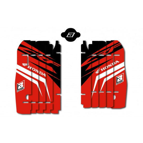 Kit déco grilles radiateurs BLACKBIRD Dream Graphic 4 Honda 450 CRF 2009-2012