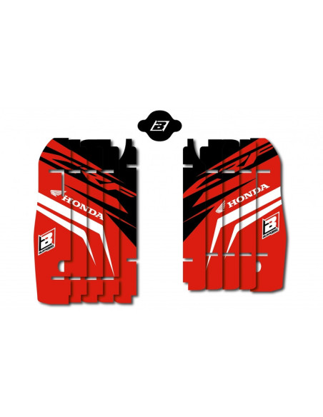Kit déco grilles radiateurs BLACKBIRD Dream Graphic 4 Honda 450 CRF 2009-2012