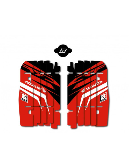 Kit déco grilles radiateurs BLACKBIRD Dream Graphic 4 Honda 250 CRF 2010-2013
