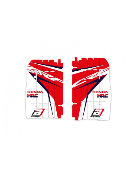 Kit déco grilles radiateurs BLACKBIRD Replica Team HRC 2020 Honda 250 CRF 2010-2013