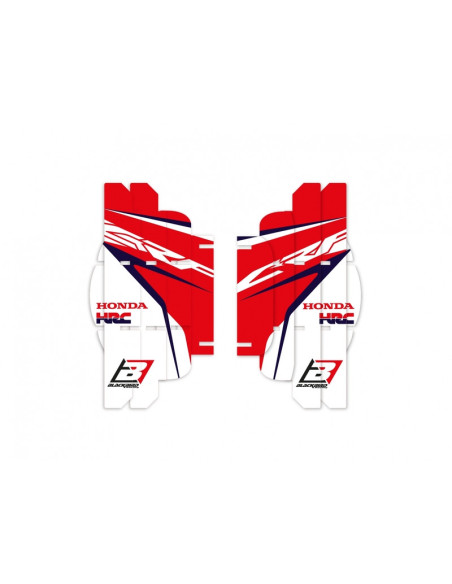 Kit déco grilles radiateurs BLACKBIRD Replica Team HRC 2020 Honda 250 CRF 2004-2009