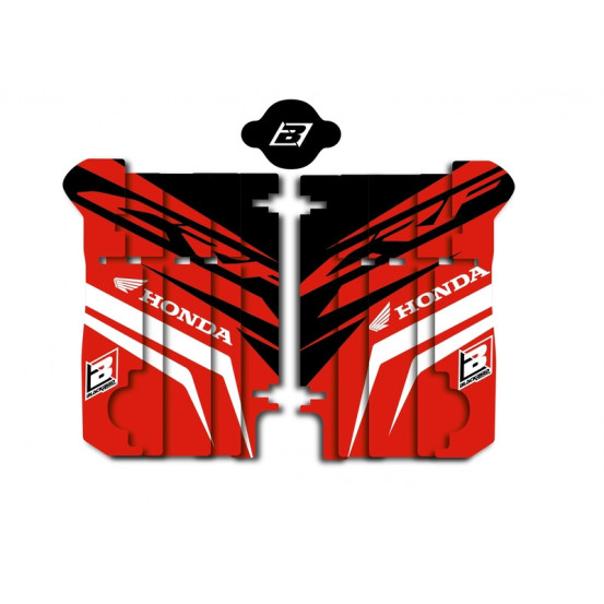 Kit déco grilles radiateurs BLACKBIRD Dream Graphic 4 Honda 250 CRF 2014