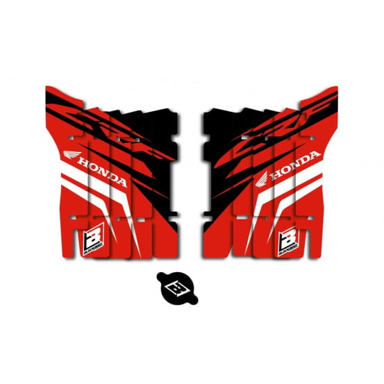 Kit déco grilles radiateurs BLACKBIRD Dream Graphic 4 Honda 250 CRF-R 2018-2019