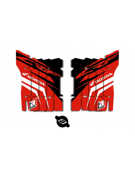 Kit déco grilles radiateurs BLACKBIRD Dream Graphic 4 Honda 250 CRF-R 2018-2019