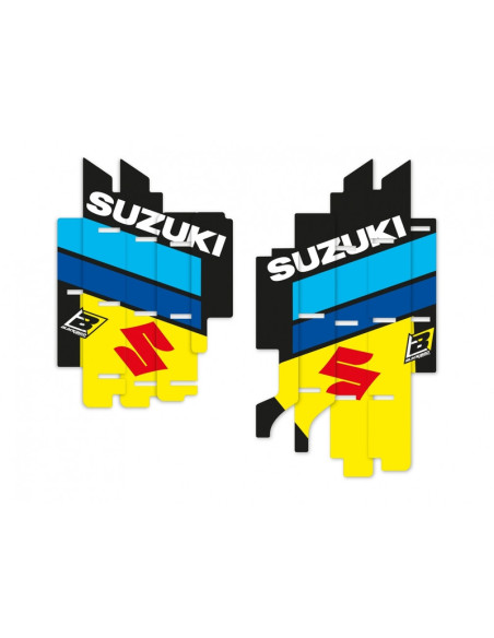 Kit déco grilles radiateurs BLACKBIRD Replica Kevin Strijbos 2020 Suzuki 250 RMZ 2019 450 RMZ 2018-2019