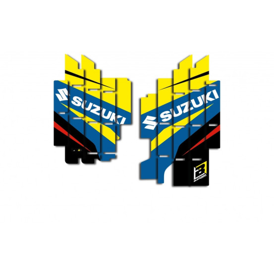 Kit déco grilles radiateurs BLACKBIRD Dream Graphic 4 Suzuki RMZ