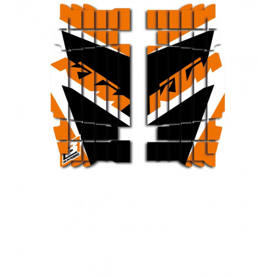Kit déco grilles radiateurs BLACKBIRD Dream Graphic 4 KTM SX/SXF 2016-2017