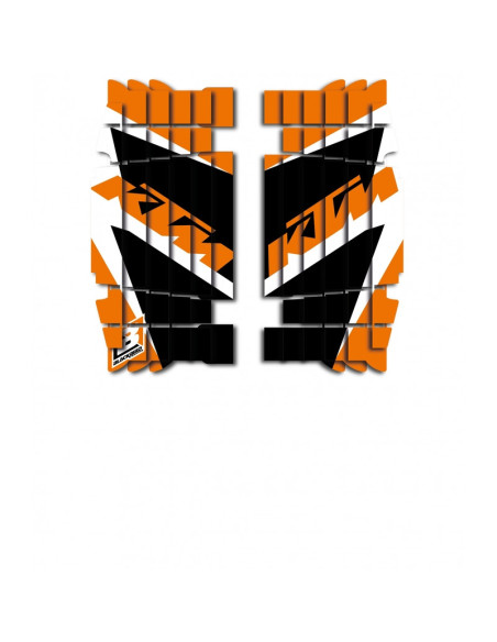 Kit déco grilles radiateurs BLACKBIRD Dream Graphic 4 KTM SX/SXF 2016-2017