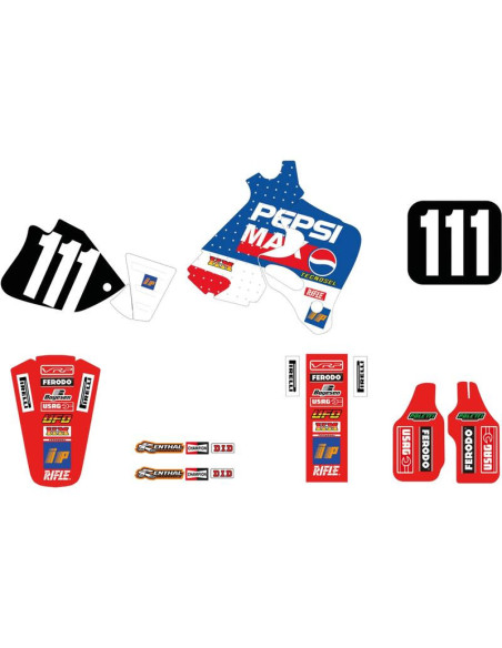Kit déco TECNOSEL Replica Team Honda Pepsi 1995