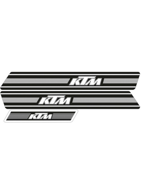 Kit déco TECNOSEL Replica OEM KTM GS 74-76 fond noir