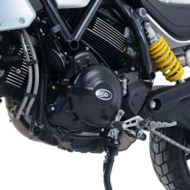 Couvre carter R&G RACING droit (embrayage mécanique) noir DUCATI Scrambler 1100 2018 - 2020