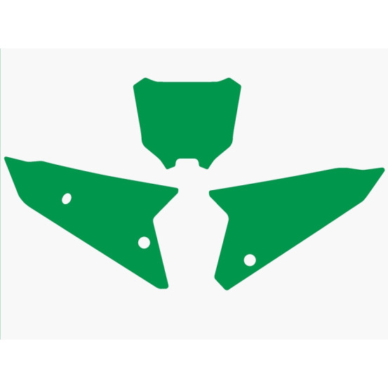 Fonds de plaques BLACKBIRD Honda 450 CRF Vert