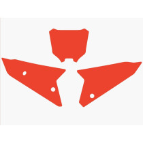 Fonds de plaques BLACKBIRD Honda 450 CRF Rouge