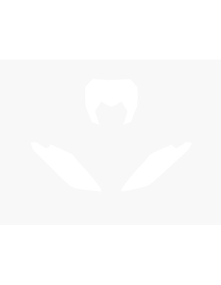 Fonds de plaques BLACKBIRD Fantic XE Blanc