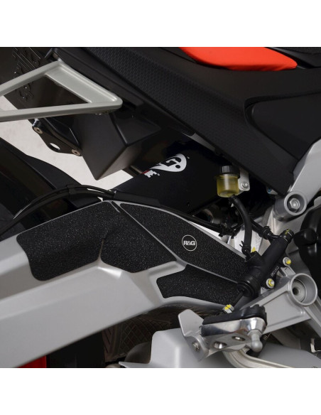Adhésif anti-frottement R&G RACING 3 pièces - noir - APRILIA 660 RS