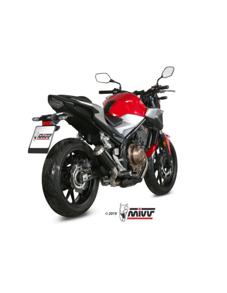 Silencieux d'échappement MIVV MK3 - carbone - HONDA CB 500 F 2019-