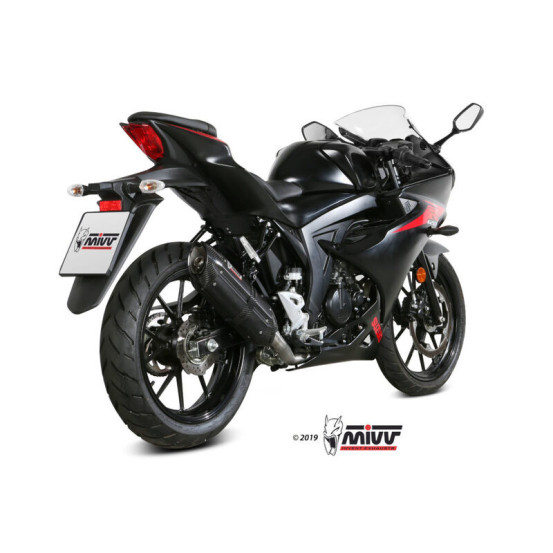 Ligne complète d'échappement MIVV Suono - noir - SUZUKI 125 GSX-S - GSX-R 2017-