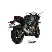 Ligne complète d'échappement MIVV MK3 - inox - HONDA CB 650 R - CBR 650 R 2019-
