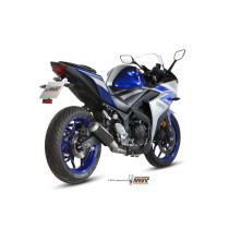 Ligne complète d'échappement MIVV MK3 - carbone - YAMAHA YZF R3 - MT-03 - YZF R25 2015-