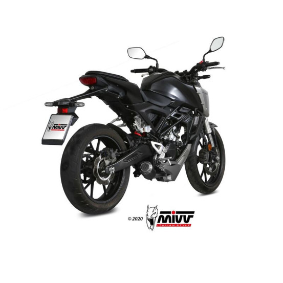 Ligne complète d'échappement MIVV MK3 - noir - HONDA CB 125 R 2018-2020