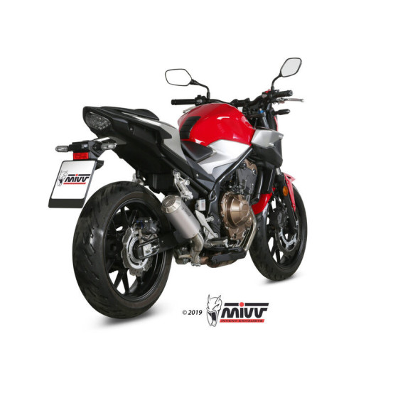Silencieux d'échappement MIVV MK3 - inox - HONDA CB 500 F 2019-