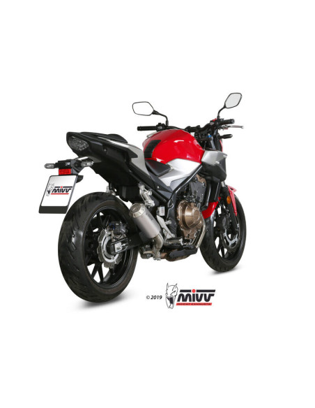 Silencieux d'échappement MIVV MK3 - inox - HONDA CB 500 F 2019-