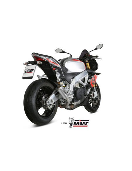 Silencieux d'échappement MIVV MK3 - inox - APRILIA TUONO V4 1100 2018-2020