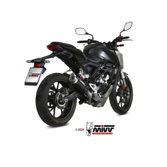 Ligne complète d'échappement MIVV GP Pro - carbone - HONDA CB 125 R 2018-