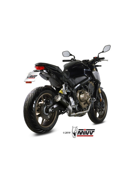 Ligne complète d'échappement MIVV MK3 - carbone - HONDA CB 650 R - CBR 650 R 2019-