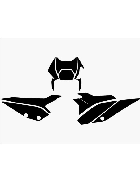 Fonds de plaques BLACKBIRD BETA RR 2T/4T 2020-2022 Noir