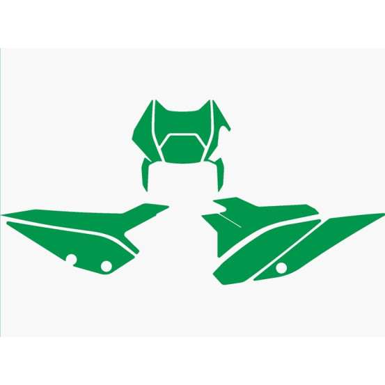 Fonds de plaques BLACKBIRD BETA RR 2T/4T 2020-2022 Vert