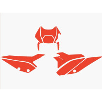 Fonds de plaques BLACKBIRD BETA RR 2T/4T 2020-2022 Rouge