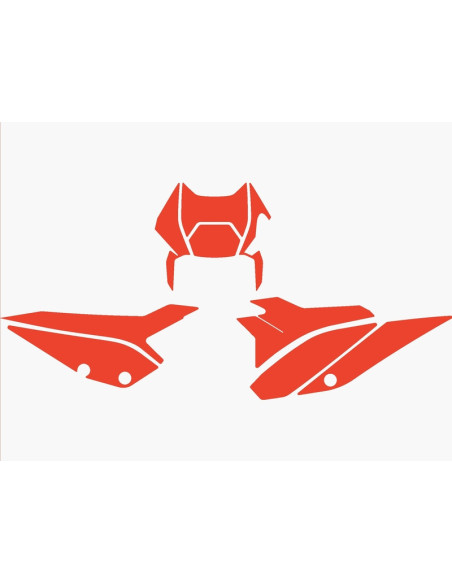 Fonds de plaques BLACKBIRD BETA RR 2T/4T 2020-2022 Rouge